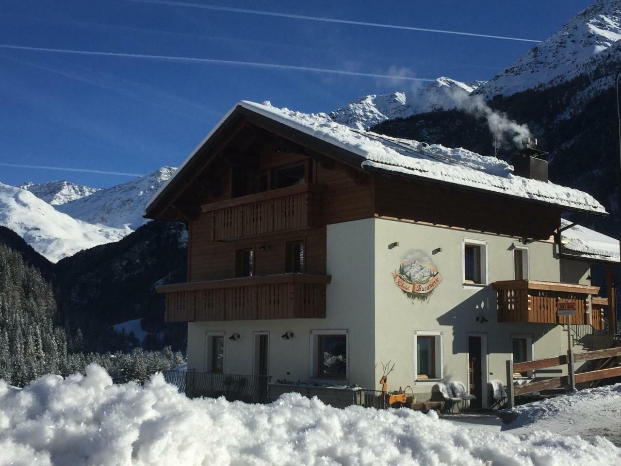 Chalet Bucaneve Santa Caterina Valfurva Bagian luar foto